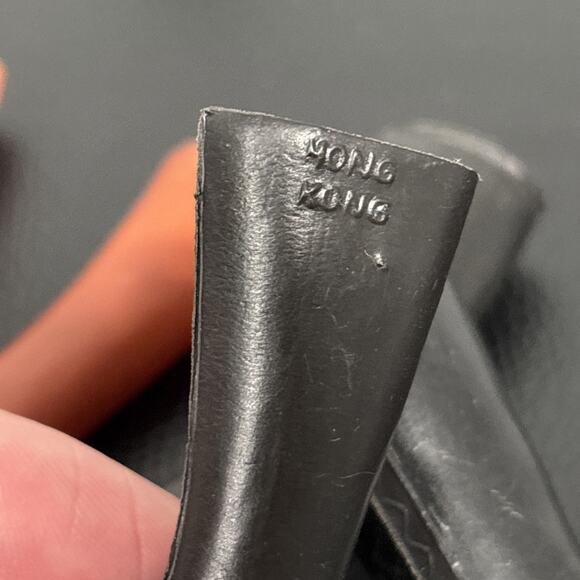 Vintage Barbie Boot Shoe Lot Made In Hong Kong Black Brown - Picture 6 of 6